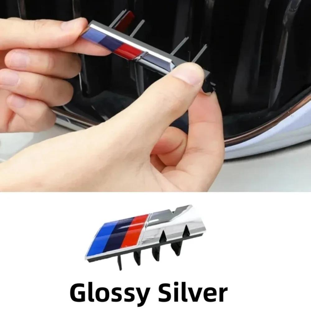 

BMW Front Grille Badge Emblem 3D Sticker for X1 X2 X3 X4 X5 X6 X7 F48 G01 E84 F10 F30 G11 G80 Car Decoration Accessories 7.3x2.3cm