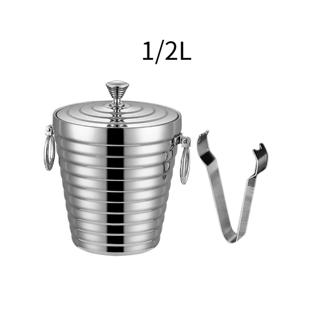 Metal Ice Bucket, Beer Bucket ,Cooling Container , 1L