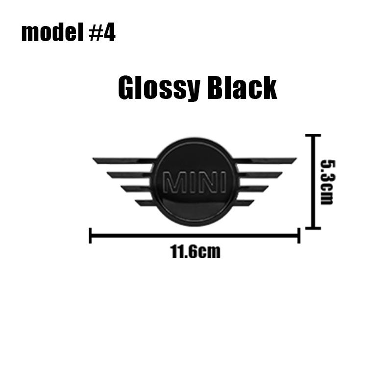 11,6 cm 14,5 cm Logo na přední kapotu auta Zadní emblém na kufr Samolepka Příslušenství Pro Mini Cooper R55 R56 R57 R58 R59 F54 F55 F56 F60