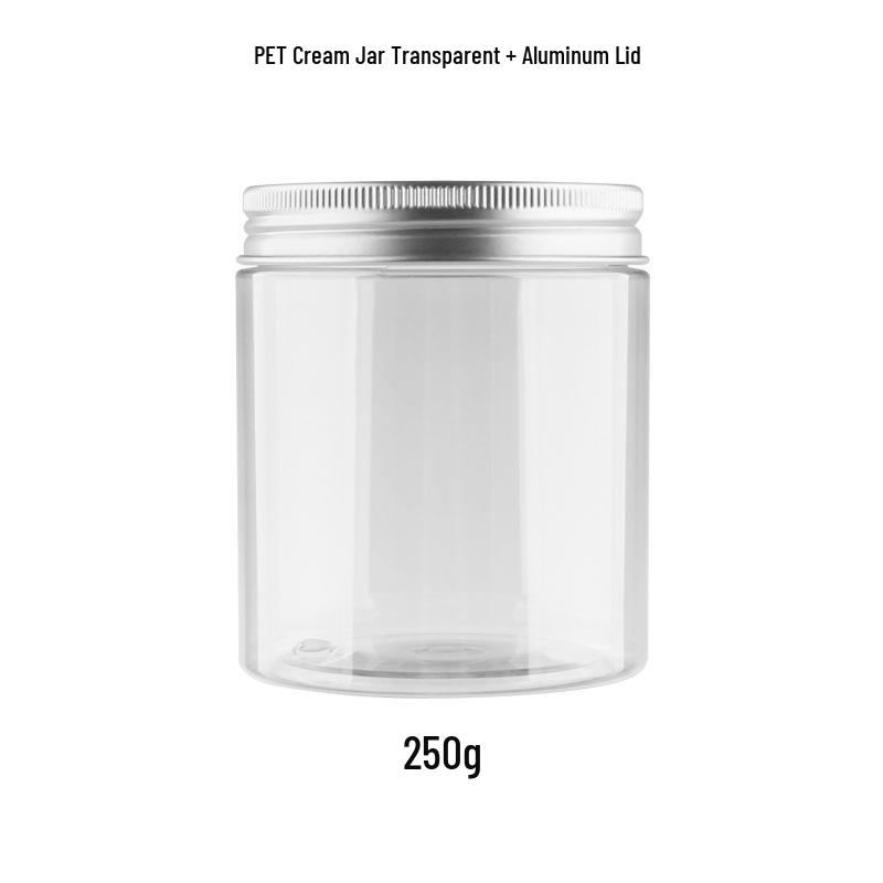 PET Transparent Wide-Mouth Cream Jar for Masks