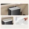 Car Trash Can For Pessenger Seat Leather PP Auto Mini Garbage Bin and Organizer Clean and Tidy Interiors