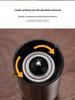 Portable Hand-cranked Coffee Grinder with 304 Stainless Steel and Wood Grain Finish