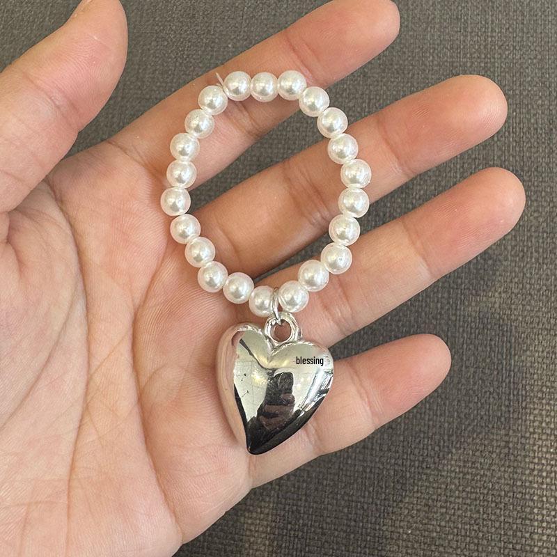 Korean-Style Faux Pearl Heart Necklace & Shirley May Doll Accessories