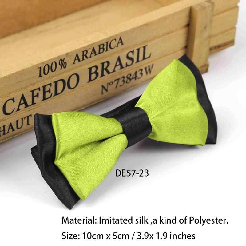 Classic Children's Bow Tie Baby Boy's Girl Fashion Solid Color Adjustable Bow Tie Children's Two-tone Pet Dog and Cat Bow Tie