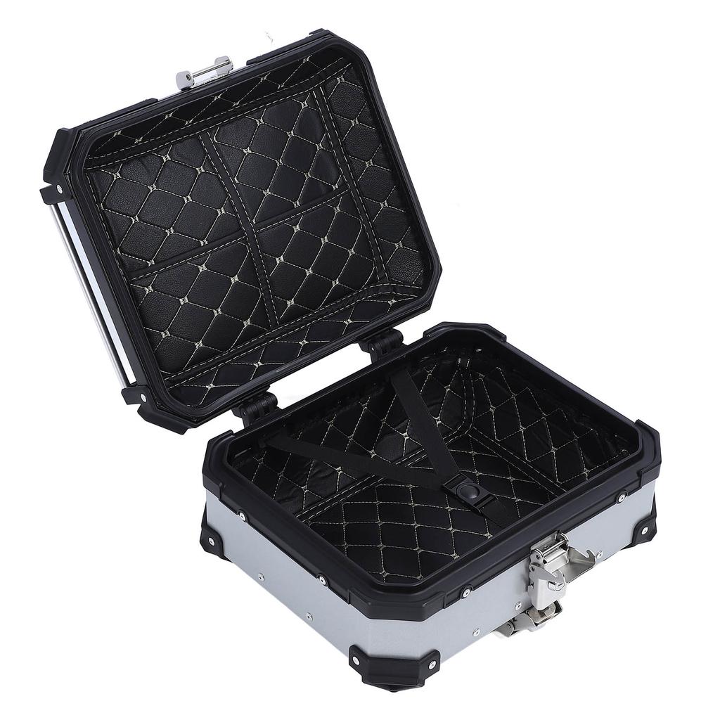 Motocyklový zavazadlový box s odnímatelnou základnou a vložkou 28L velkokapacitní nárazuvzdorná náhrada za