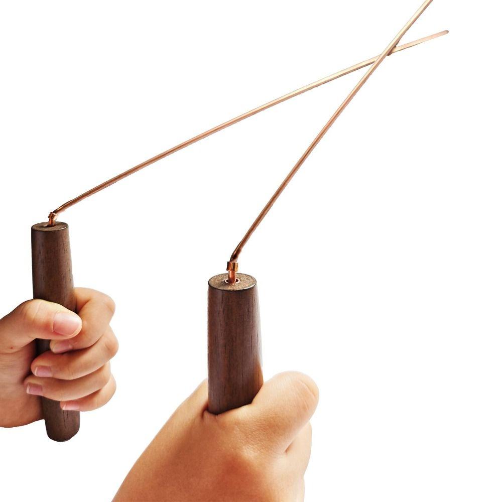 Detachable Pure Copper Metal Detector Flexible Metal Pinpointer Dowsing Rod  Outdoor Activities