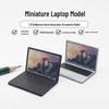 1:12 Scale Dollhouse DIY Miniature Foldable Laptop Simulation Model