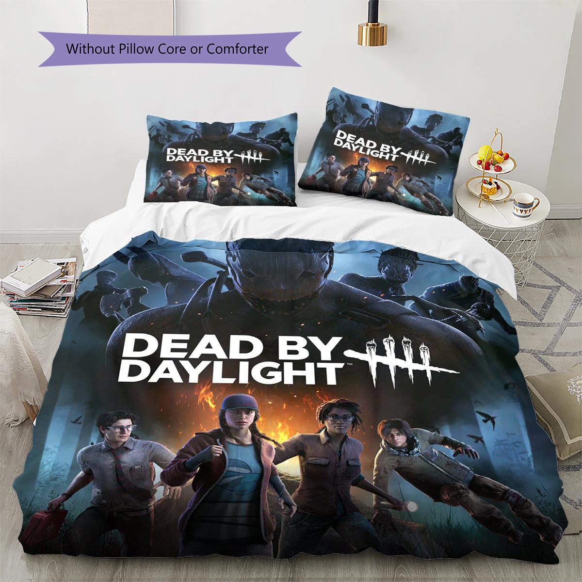 

Day by Daylight Pattern Bedding Quilt Set Quilt Cover Pillowcase Home Decoration Gift (1 * duvet cover + 2 * pillowcase, without core) 135x200cm