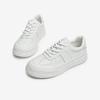TaTa JX8804 Women's Fashion Platform White Sneakers