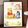 Disney Diamond Painting Kit Unframed, Winnie the Pooh Friends, Classic Style Home Decor Craft, Perfect Gift Idea