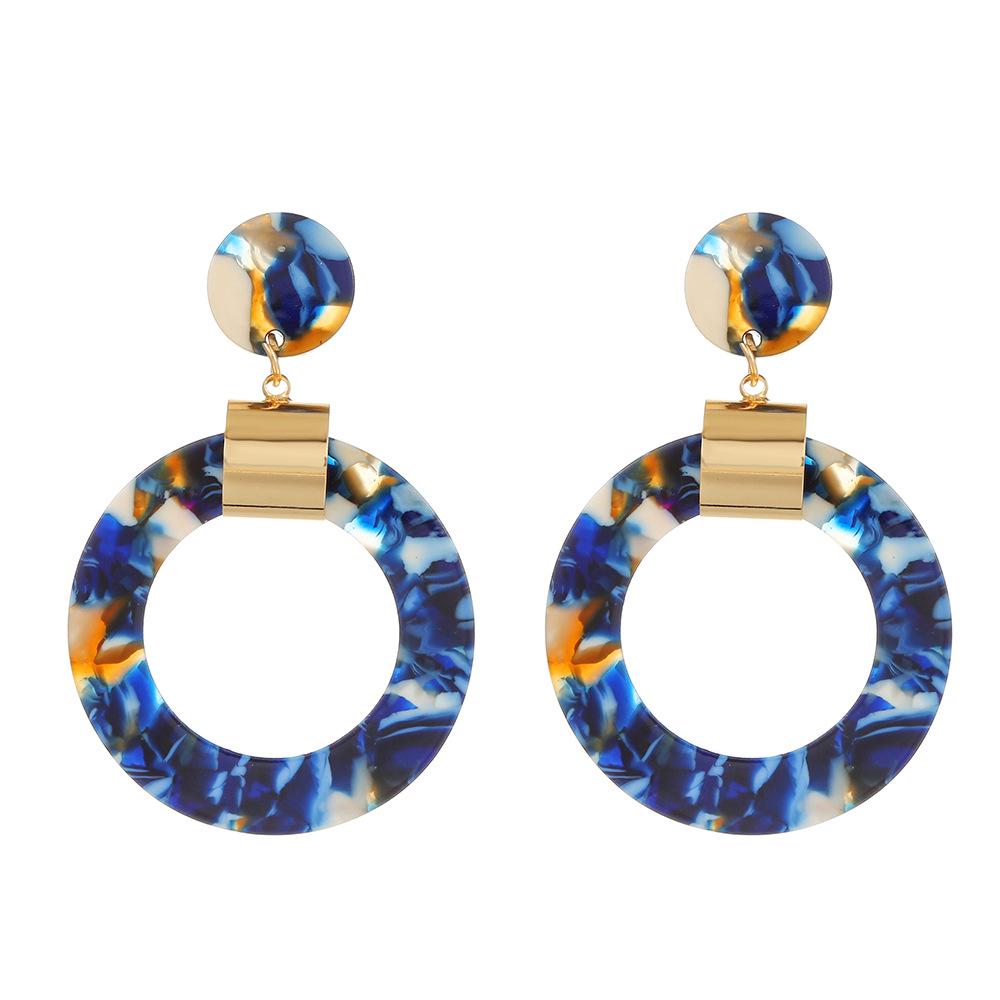 

Acrylic Geometric Exaggerated Colorful Earrings for Women