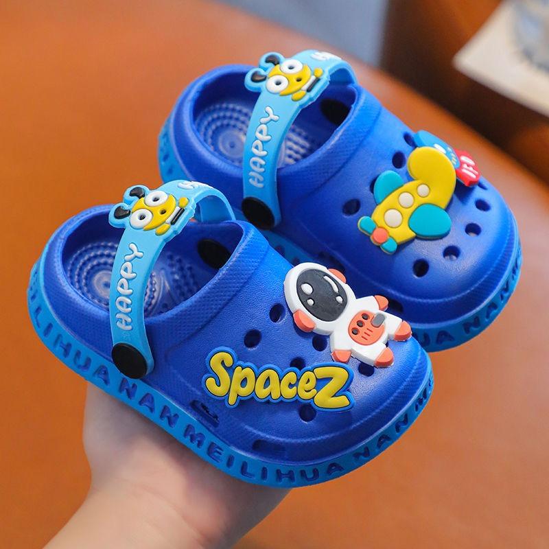 Children Garden Shoes Cute EVA Cartoon Beach Sandals Babies Summer Slippers High Quality Soft Kids Outdoor Slippers Flip Shoes