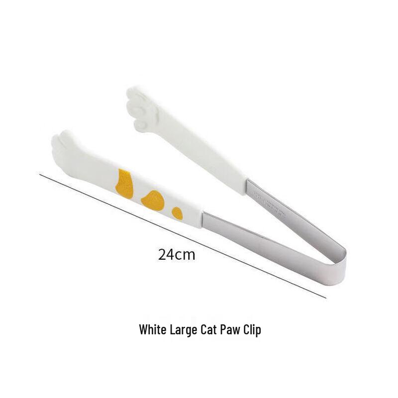 Niedliche Katzenpfoten Edelstahl Lebensmittelzange