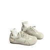 Dexun shoes women's 2025 early spring new inner height increase puff big head casual versatile sports women's shoes Forrest Gump shoes board shoes
