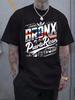 Bronx Puerto Rican Graphic T-shirt - Casual Crew Neck