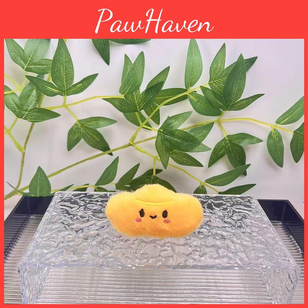 Cute Soft Short Plush Gold Ingot Keychain Doll With Highquality Pp Cotton Filling