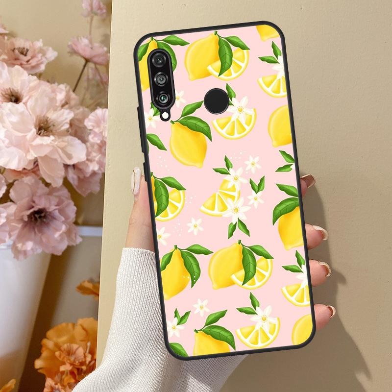 

Tropical Summer Fruit Lemon For Huawei Nova Y70 Y91 Y61 Y73 Y72 Y90 Y60 12s 12i 11i 8i 9 10 SE P40 Lite P30 P60 Pro Case Huawei Nova 12i