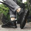 Pánské Ručně vyráběné Neformální boty Venkovní vysoké boty Gumová podešev Velká velikost Pánské boty 38-48