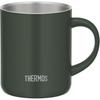 Thermos Vacuum Insulated Mug with Lid 350ml Dark Green JDG-352C DG