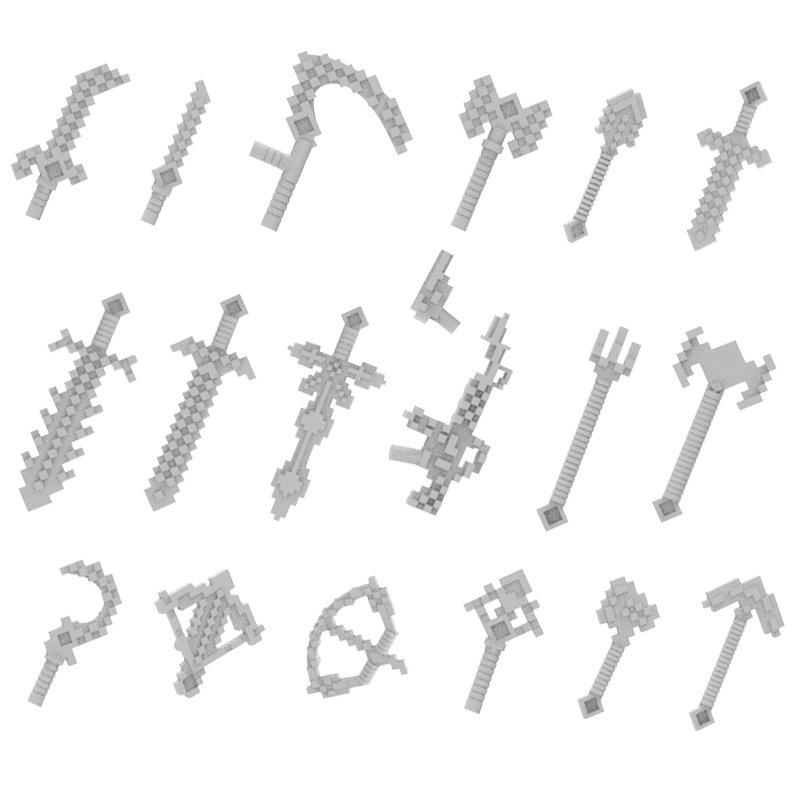 Toy, Weapon, Equipment Accessories, 8-color Mechanism, Cave Toy, 152pc