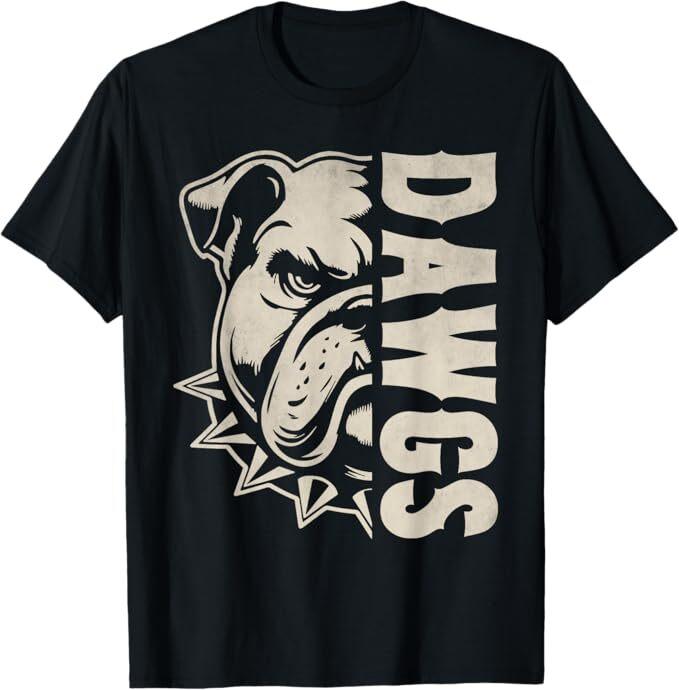 

Bulldogs Name Personalized Bulldogs Cute Men Women Kids T-Shirt 2XL