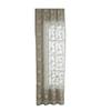 Lightweight Fabric Panel With Textured Embroidery And Rod Pocket Flower Lace Semi Sheer Curtain Drape For House Styling