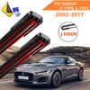 BBU1 Double Rubber Car Wipers for Jaguar F-TYPE S-TYPE Front Blade Brushes Cutter Automobiles Accessorie Wiper Windscreen Wiper