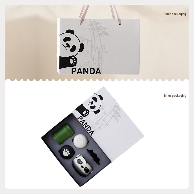 Panda Ceramic Tea Set Gift Box