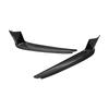 Carbon Fiber Black Car Fog Light Frame Wind Deflector Bumper Corner (1 Pair)