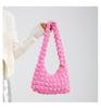 Cute Bubble Single Shoulder Bag For Daily Use With Zipper Closure And Polyester Lining