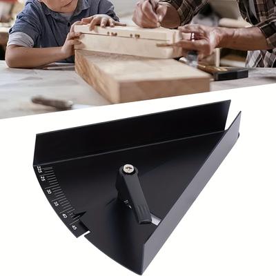 1pc Variable Angle Jig, Woodworker's Protractor, Adjustable Angle Woodworker's Jig for Domestic Workers