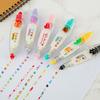 6Pcs Cute DIY Patterned Decorative Design Correction Tape Decorative Pen for Decorating Diarie Office School Stationery Supplies