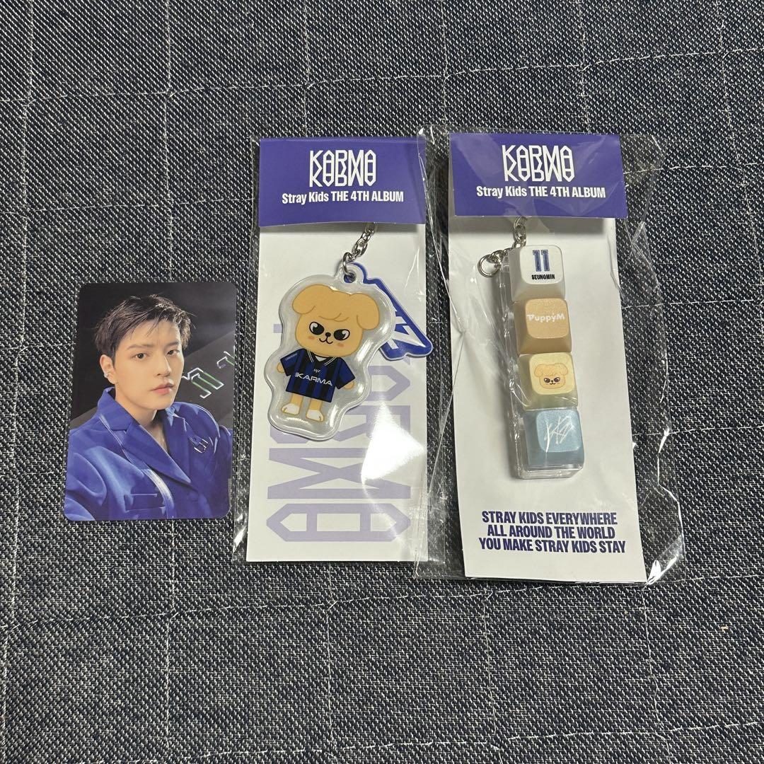 

[USED] Stray Kids KARMA POPUP Key Ring Set Papimu