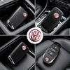 14/11mm Car Key Emblems Replacement Car Key Stickers For Volkswagen VW Polo Passat B5 B6 B7 Golf 4 5 6 Tiguan Jetta CC T5 Touran Ph6