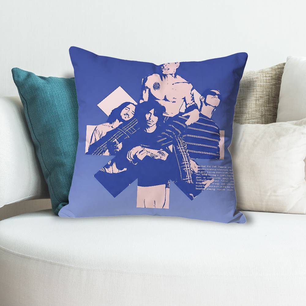 

Red Hot CChili PPeppersS Anime Celebrity Merchandise AllMatch Printed Pillow Case Sofa Car Office Room Decoration Protector 30x30 cm