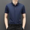 Summer Clothing Summer Casual Men's Short-sleeved Ice Silk Shirt for Young and Middle-aged People Casual Stylish Slim Shirt