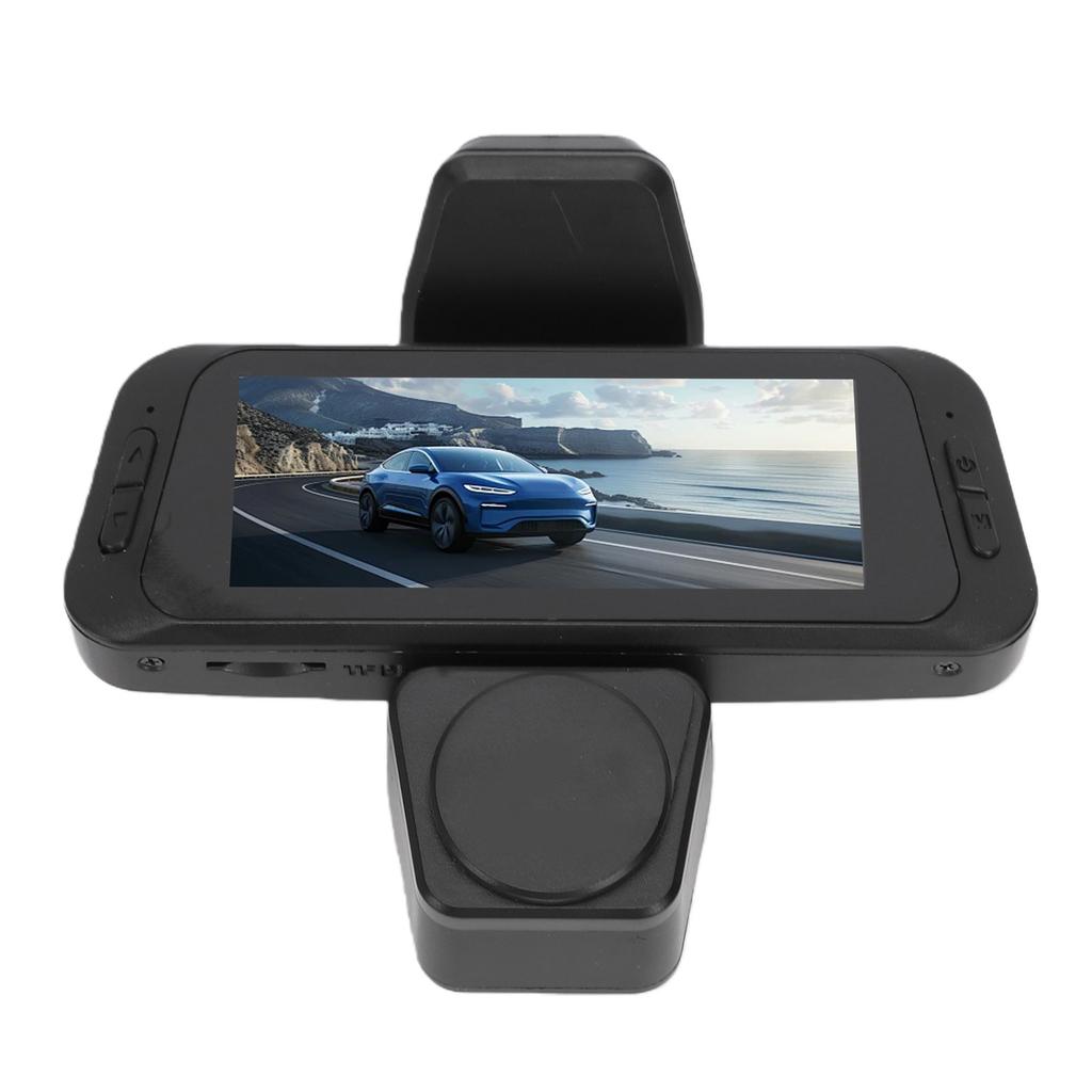 3 Channel Dash Cam 1080P HD Front Rear Inside Car Camera Recorder 360 Degree View Loop Recording 3.16 Inch Screen
