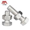 Aozhan 304 Stainless Steel Full Thread Hex Bolt & Nut Set (GB5783)