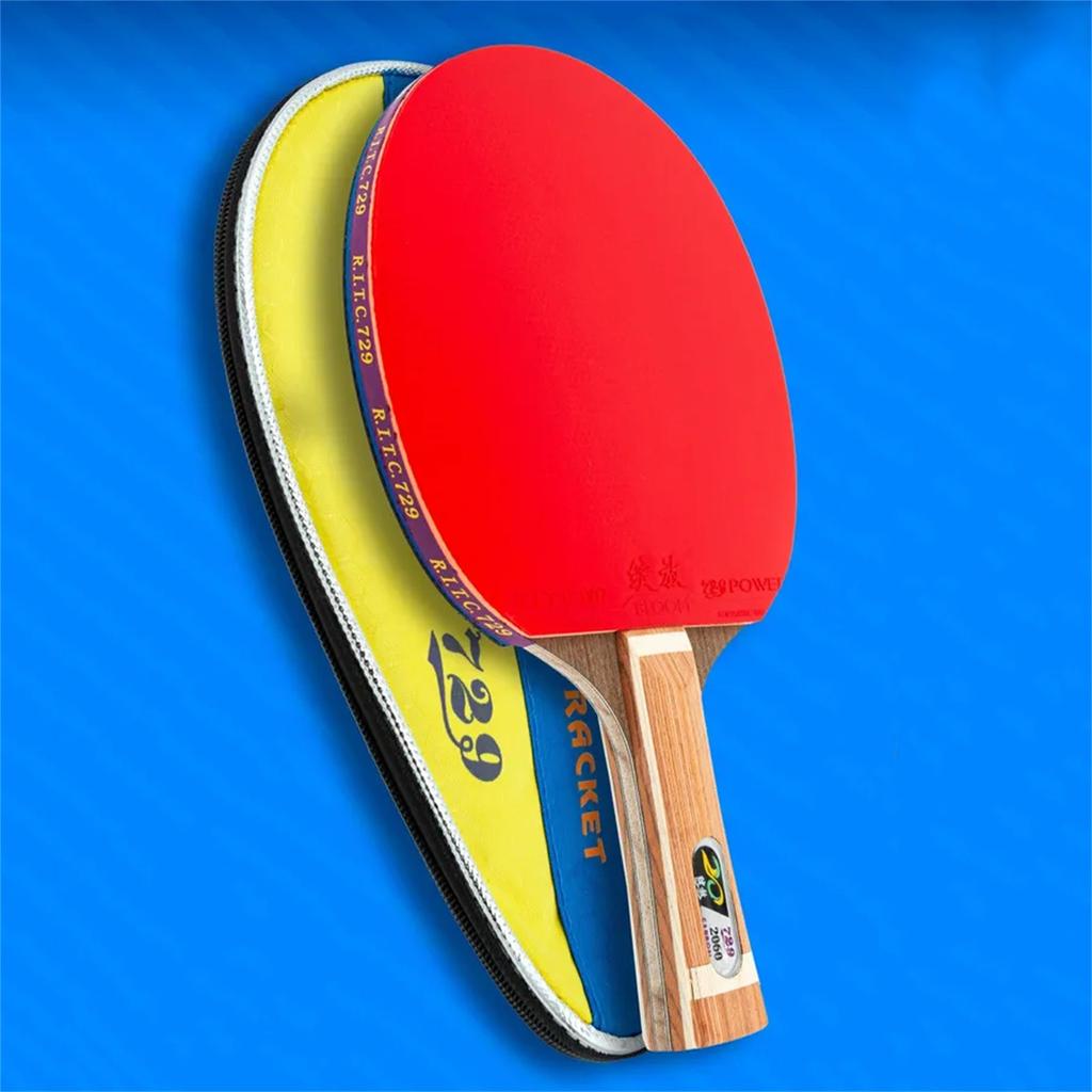 Bordtennisracket Nybegynner Dobbeltsidig Anti-stick Horisontal Bordtennisracket