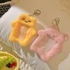 Korean Style Cartoon Cat Plush Card Holder for K-pop Album and Student Photo Cards