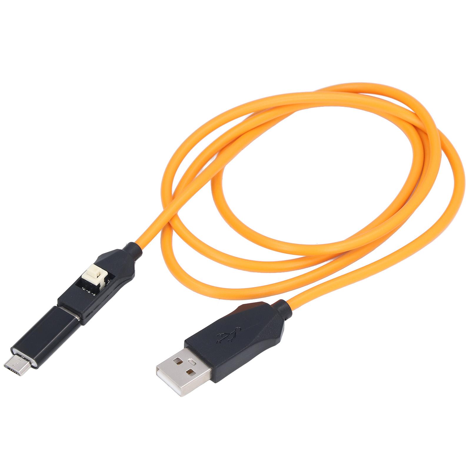 

Кабель для глубокого короткого замыкания, инженерный, с USB-портом, кабель для ремонта мобильного телефона с переключателем, 1 метр