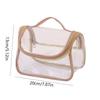Waterproof PVC Cosmetic Bag Transparent Toiletry Wash Storage Organizer Clear MakeUp  Bag  Shopping
