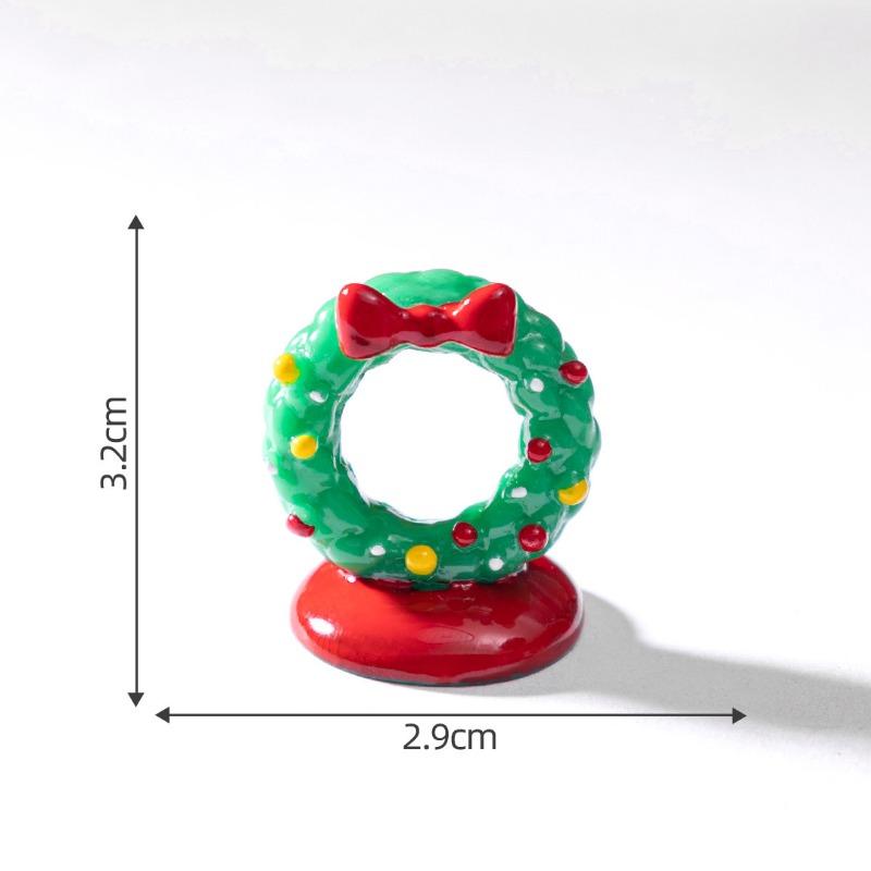 Micro-landscape Santa Claus Snowman DecorationsCrystal Ball Hanging Accessories Christmas Small Ornaments