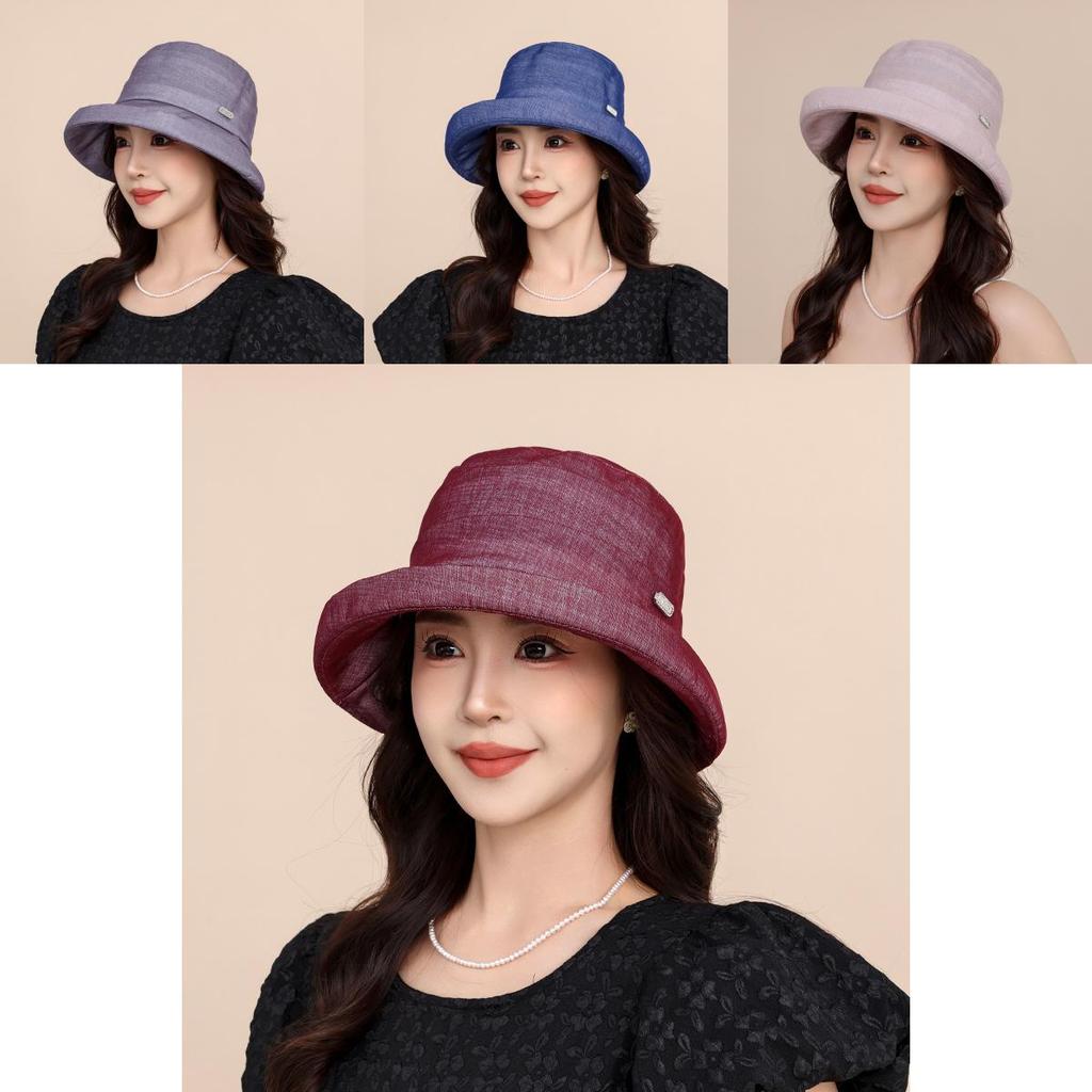 Summer Ladies Mesh Sun Hat With Wide Brim For Outdoor Sun Protection