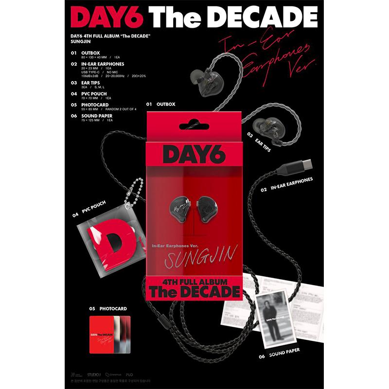 [Pre-order] DAY6 - 4th Full Album [The Decade] Earphones Ver. (Choose Members)