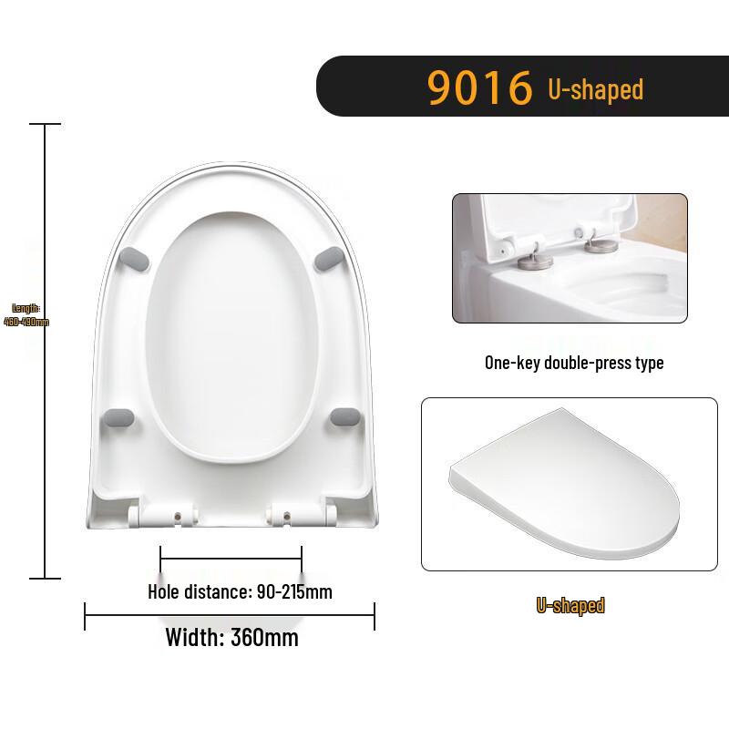 

Xuanyong Soft-Close Quick-Release PP Toilet Seat Lid