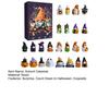 2025 Halloween Advent Calendar for Kids Adults 24 Days Countdown Calendar with Gnome Dolls Collectible Resin Miniature Figures for Holiday Gifts
