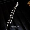 Butterfly Pearl Ear Clips Niche Long Tassel Without Ear Piercings Earbone Clips Earrings Women