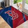 Soft Floor Carpet Boston Red Sox Pattern Area Rug Decorative Mat For Home Room Decoration