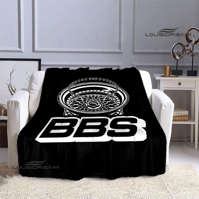 BBS LOGO printed blanket Picnic blanket Warm Flannel blankets Outdoor Blanket Home bed linings blankets for beds Birthday Gift